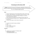 Vorschau - Arbeitsblätter - Chronologie Revolution 1848 + EWH - Deckblatt