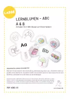Vorschau - Arbeitsblätter - GRATIS Lernblumen ABC - Buchstaben A & B - Seite 1