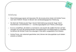 Vorschau - Fördermaterial/Inklusion - Klettmappe Fahrzeuge: Figur-Grund-Wahrnehmung - Seite 1