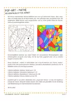 Vorschau - Arbeitsblätter - Pop-Art Mathe Herbst - Rechenmalblätter - Seite 3