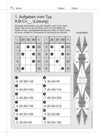 Vorschau - Arbeitsblätter - Vernetztes Kopfrechnen: Gemischte Übungen zum Zehner-1x1 - Seite 3
