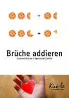 Vorschau - Arbeitsblätter - Bruchrechnung: Unechte Brüche addieren - Deckblatt
