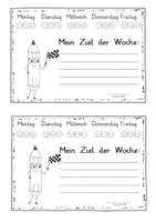 Vorschau - Präsentationen/Tafelbilder - Mein Ziel der Woche - Seite 3