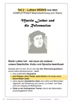 Vorschau - Unterrichtsreihen - Martin Luther und die Reformation - seine WERKE: Bücher, Schriften, Wappen, Lieder - Seite 1