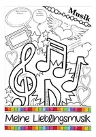 Vorschau - Arbeitsblätter - Musik - Vorstellen / Präsentation Musikunterricht - Deckblatt