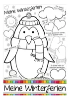 Vorschau - Arbeitsblätter - Winterferien Ferienbericht Deutsch in der Grundschule - Deckblatt