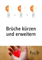 Vorschau - Arbeitsblätter - Brüche kürzen und erweitern - Deckblatt