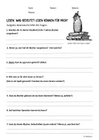 Vorschau - Arbeitsblätter - Material-Paket Lesen - Seite 1