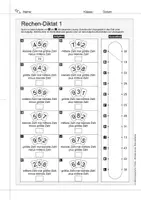Vorschau - Arbeitsblätter - Rechen-Diktate 2.1 - Seite 2