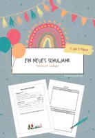 Vorschau - Arbeitsblätter - Ein neues Schuljahr - Meine Schule / Klasse / Wunschklasse - Deckblatt