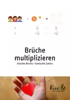 Vorschau - Arbeitsblätter - Bruchrechnung: Unechte Brüche multiplizieren - Deckblatt