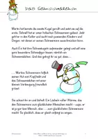 Vorschau - Arbeitsblätter - Das Schneemädchen - Seite 2