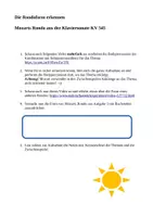 Vorschau - Arbeitsblätter - Rondo KV 545 - Arbeitsblatt - Deckblatt