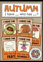 Vorschau - Spiele - Autumn / Fall - I have ... who has ...? - Deckblatt