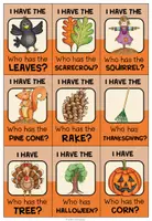 Vorschau - Spiele - Autumn / Fall Englisch – Herbst, Autumn Vocabulary, Fall Vocabulary, Wortschatz, Hörverstehen, Speaking | I Have Who Has, Wortschatzspiel, Kartenspiel 3., 4., 5., 6. Klasse, Grundschule, Sekundarstufe - Seite 2