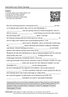 Vorschau - Arbeitsblätter - Arbeitsblätter zum Thema "Gehweg" + Lösung & MP3 + - Deckblatt