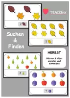 Vorschau - Arbeitsblätter - Menge einkreisen ZR10 - HERBST/OBST - Deckblatt