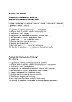 Vorschau - Arbeitsblätter - Polnisch A2 Wortschatz Kleidung - mit Lösung - Deckblatt