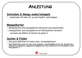 Vorschau - Arbeitsblätter - Materialpaket ZR10 - HERBST/OBST - TEACCH Klettaufgabe - Klettmappe - Seite 2