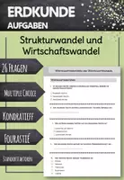 Vorschau - Arbeitsblätter - Strukturwandel und Wirtschaftswandel - Test- und Übungsaufgaben - Deckblatt