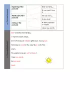 Vorschau - Arbeitsblätter - Postcard: Postkarte schreiben im Simple Past Englisch 6 - Seite 3