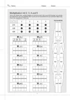 Vorschau - Arbeitsblätter - Schriftliche Multiplikation bis 10000 - Seite 2