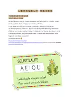 Vorschau - Poster - Aushang (Vokale und Konsonanten) - Deckblatt