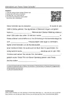 Vorschau - Arbeitsblätter - Lernposter + Arbeitsblätter zum Thema "Oskar Schindler" + Lösung & MP3 + Mindmap + Infografik - Seite 1
