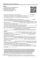 Vorschau - Arbeitsblätter - Arbeitsblätter zum Thema "Regenzeit" + Lösung & MP3 + Mindmap + Infografik - Deckblatt