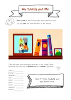 Vorschau - Arbeitsblätter - Family Vocabulary 5. Klasse Englisch - Deckblatt