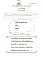 Vorschau - Arbeitsblätter - Wir arbeiten am Computer! Das Internet Teil 1 - Seite 3