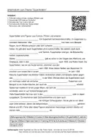Vorschau - Arbeitsblätter - Lernposter + Arbeitsblätter zum Thema "Superhelden" + Lösung & MP3 + Mindmap + Infografik - Seite 1