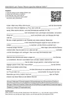 Vorschau - Arbeitsblätter - Arbeitsblätter zum Thema "Warum sprechen Männer tiefer?" + Lösung & MP3 + - Deckblatt