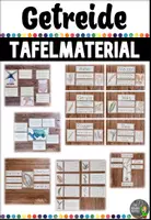Vorschau - Poster - Getreide - Tafelmaterial (Bild- und Wortkarten) - Deckblatt