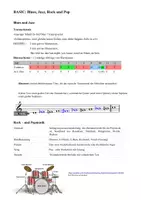 Vorschau - Merkblätter - BASIC Blues, Jazz, Rock und Pop - Deckblatt