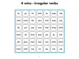 Vorschau - Spiele - 4 wins - irregular verbs - Seite 1
