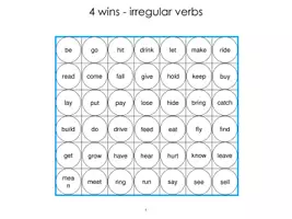 Vorschau - Spiele - 4 wins - irregular verbs - Seite 3