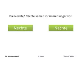 Vorschau - Präsentationen/Tafelbilder - Wortstammregel: Aus a wird ä - Seite 1