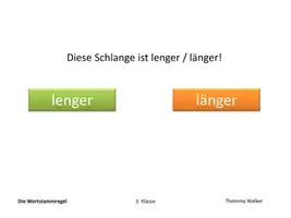 Vorschau - Präsentationen/Tafelbilder - Wortstammregel: Aus a wird ä - Seite 3
