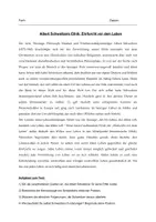 Vorschau - Arbeitsblätter - Ehrfurcht vor dem Leben: Die Ethik Albert Schweitzers - Deckblatt