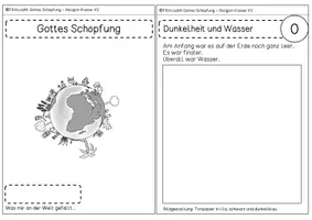 Vorschau - Arbeitsblätter - Mein Schöpfungsbuch - Gottes Schöpfung bewahren - Seite 1