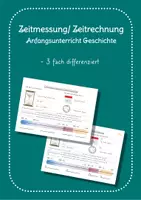 Vorschau - Arbeitsblätter - Zeitmessung/ Zeitrechnung - Einstieg in die Geschichte - Deckblatt
