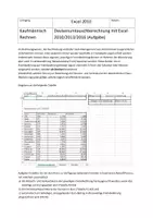 Vorschau - Arbeitsblätter - Devisenumtauschberechnung mit Excel_Kaufm. Rechnen - Deckblatt