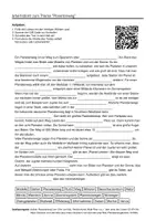 Vorschau - Arbeitsblätter - Arbeitsblätter zum Thema "Planetenweg" + Lösung & MP3 + - Deckblatt