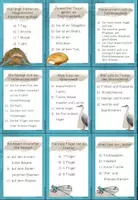 Vorschau - Stationenlernen - Tiere am und im Gewässer - Quizkarten - Seite 2