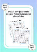 Vorschau - Spiele - 4 wins - irregular verbs - Deckblatt