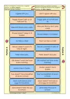 Vorschau - Spiele - Tandem Activity / Tandembögen zu Verneinungen mit don't / doesn't im Simple Present - Seite 3