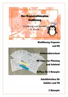 Vorschau - Stundenentwürfe - Der Organisationsplan - Einführung - ES 8. Klasse - Deckblatt