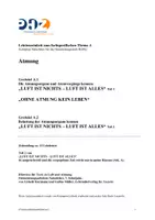 Vorschau - Unterrichtsreihen - Atmung - Deckblatt