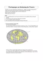 Vorschau - Unterrichtsreihen - Wasser als Lebensgrundlage - Deckblatt